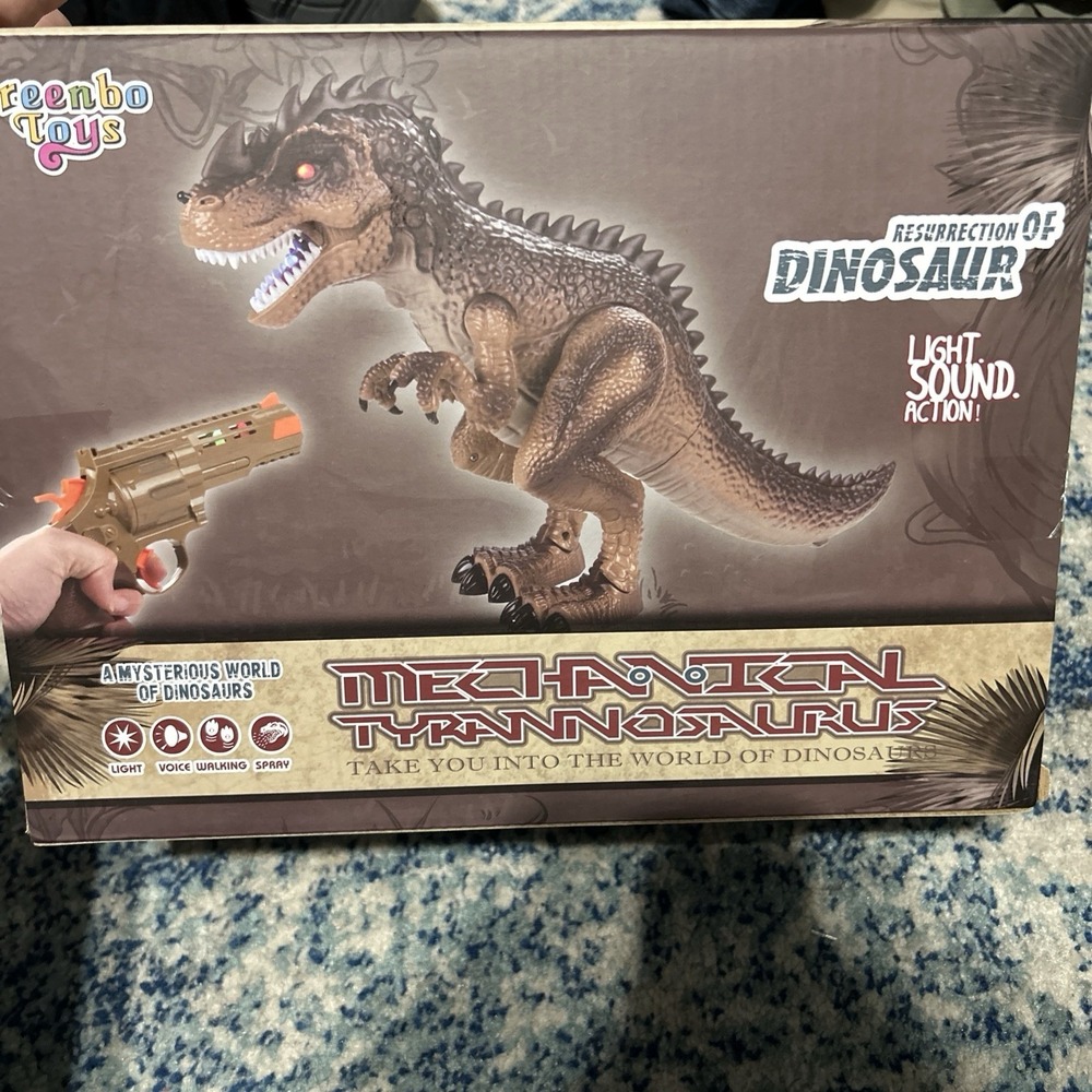Greenbo Dinosaur Toys Jurassic T Rex Battle Attack Shooting Action Figure